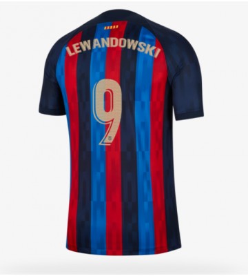 Barcelona Robert Lewandowski #9 Hjemmedrakt 2022-23 Kortermet